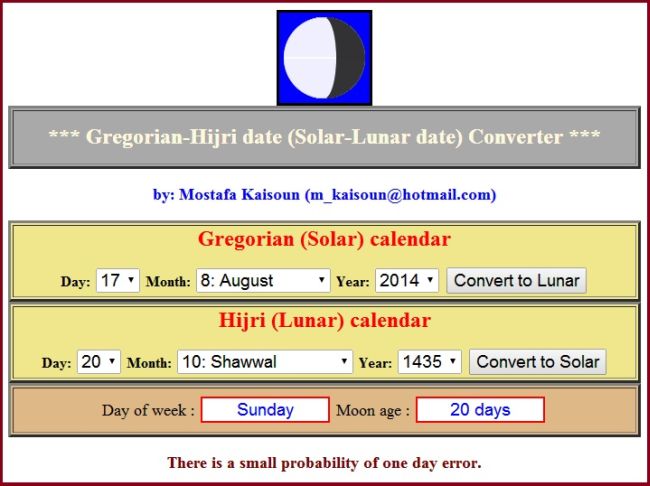 DateConverter using JavaScript
